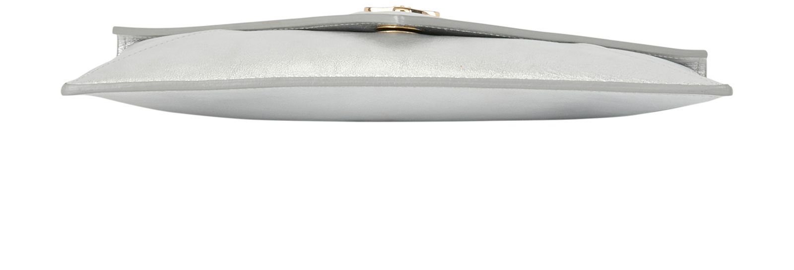 Envelope Clutch, &pound;80, Handbags, Silver, Leather, Top view